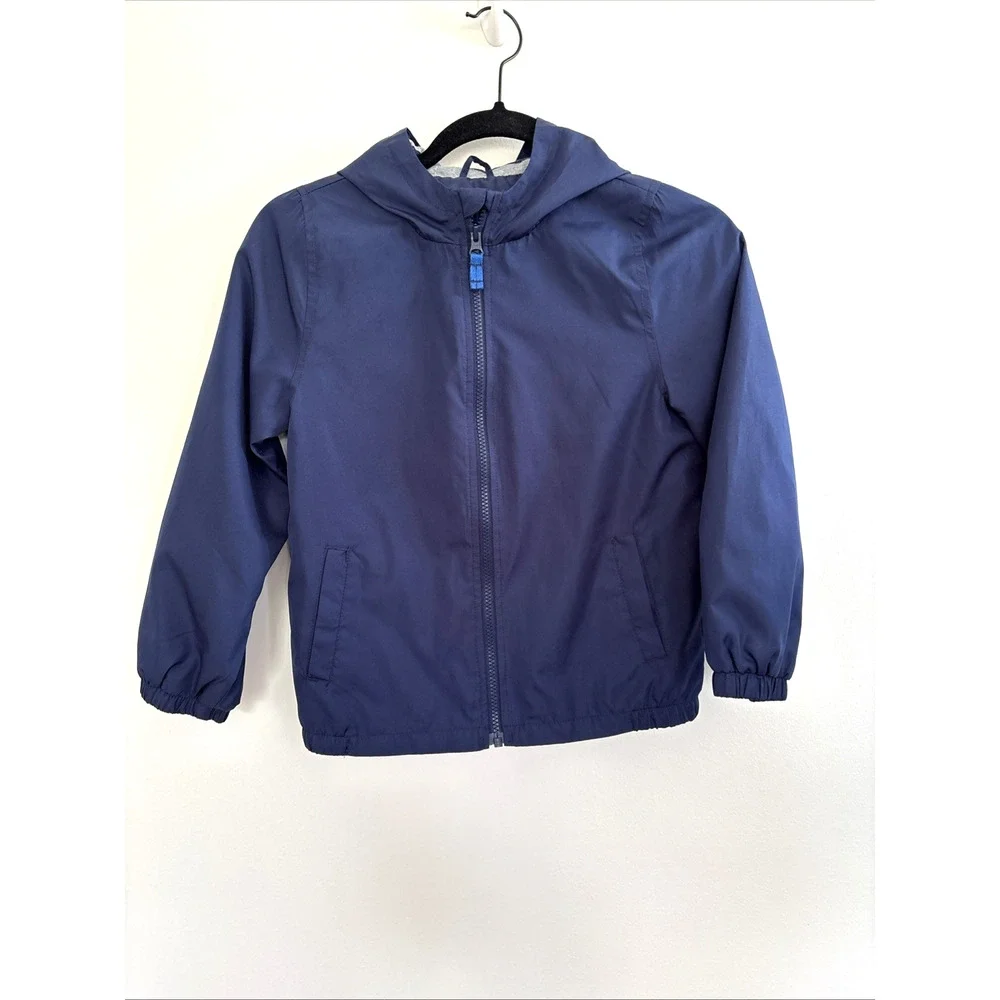 Carters Boys Navy Blue Hooded Windbreaker Jacket‎ Striped Lining C122B176-CT 7